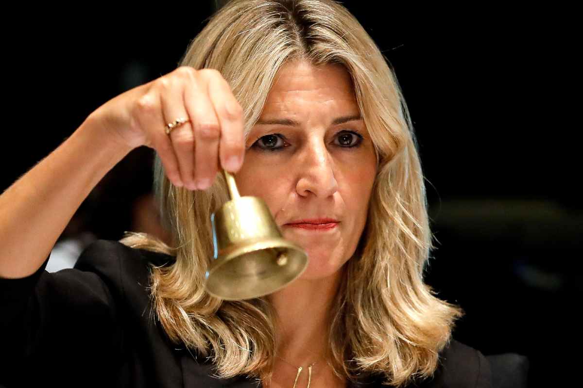 La ministra de Trabajo, Yolanda Díaz