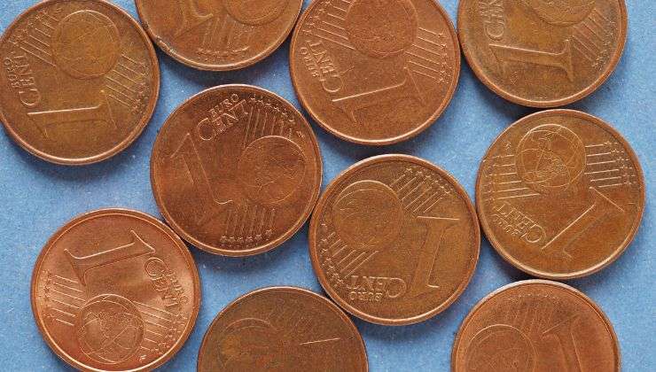 monedas céntimos euros dinero