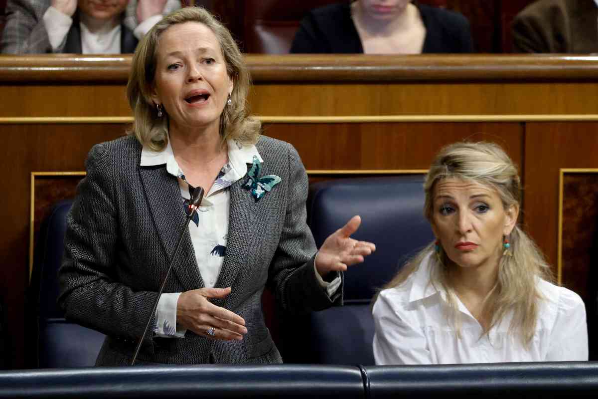 Nadia Calviño en el Congreso 