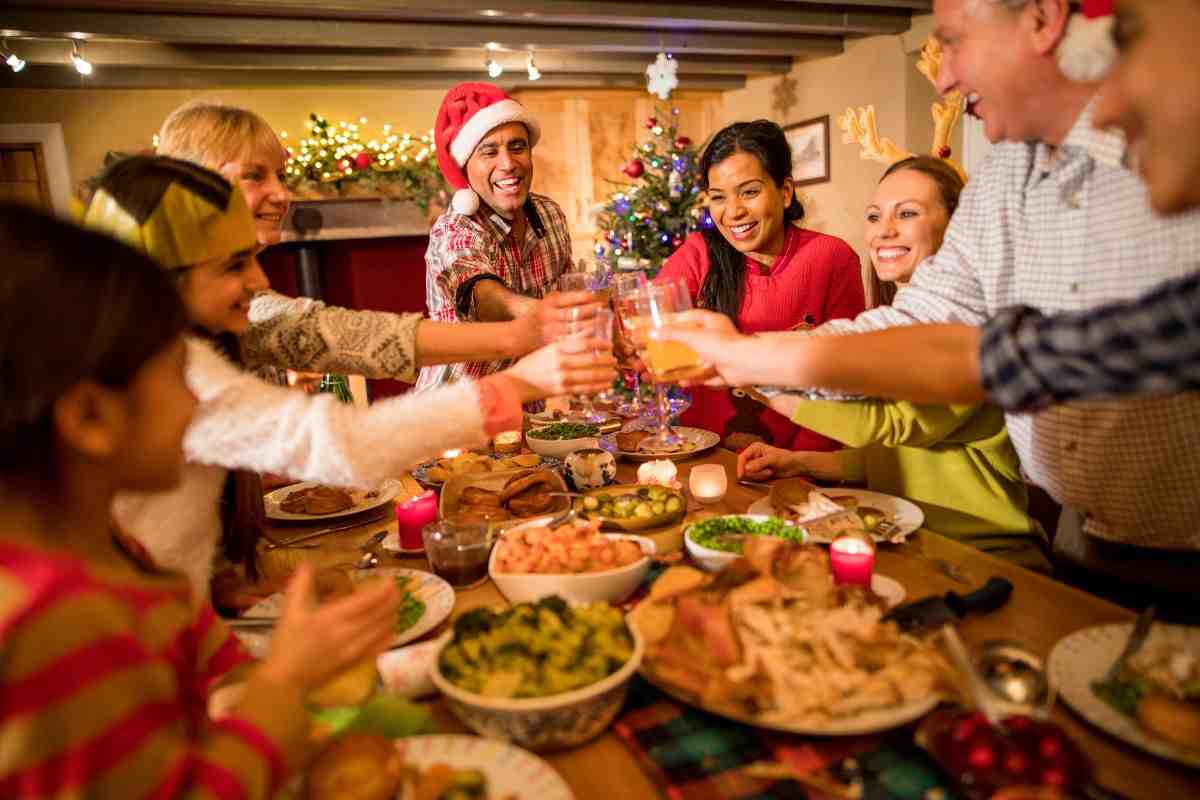 Comidas, cenas y reuniones familiares en la época de Navidad