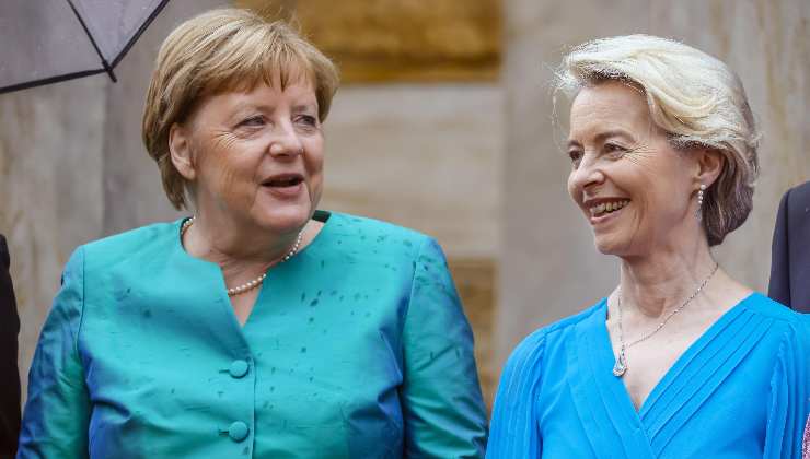 Merkel y Von Der Leyden, dos amigas y políticas.