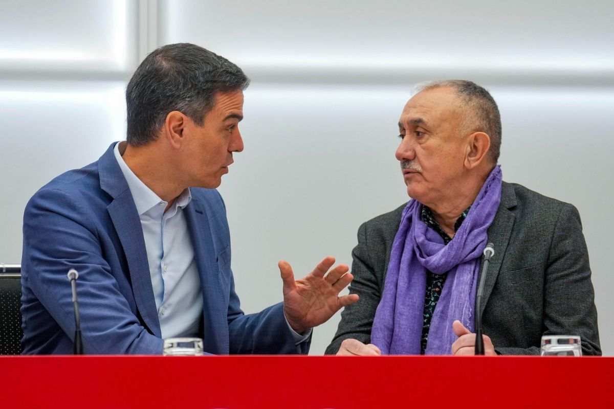 Pedro Sánchez UGT reunión