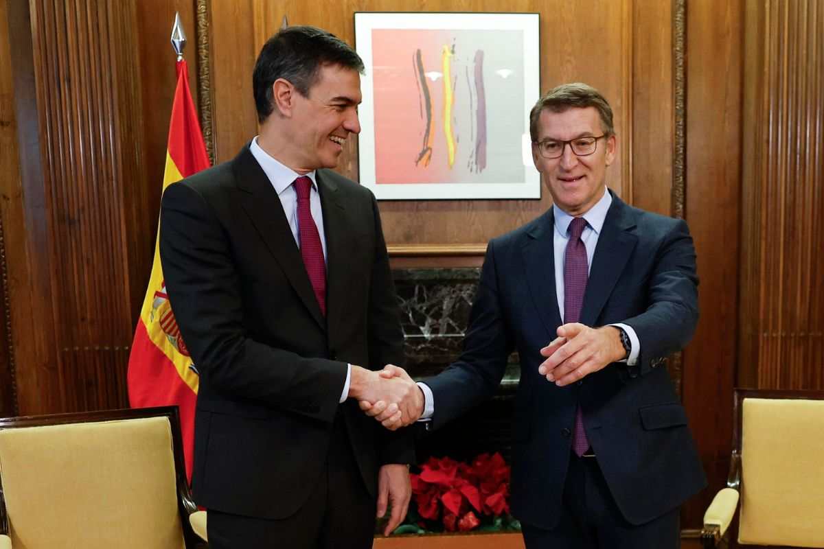 Díaz Ayuso Pedro Sánchez Feijóo elecciones gallegas